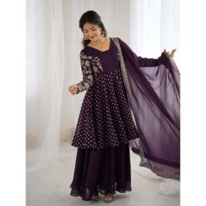 Conjunto de Traje Elegante con Bordado de Lentejuelas para Mujer, Accesorio de Moda para Fiestas - Product Image 3