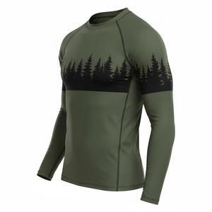 <b>men</b> compression shirt long sleeves fitted gym workout running <b>stretch</b> quick dry athletic tank top wear - Product Image 3