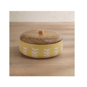 Caja para Chapati o Paratha de Madera y Acero Inoxidable de Excelente Calidad, Disponible a un Precio Accesible - Product Image 1