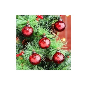 Hermosos Adornos de Vidrio, Bolas Colgantes de Navidad Decorativas de Vidrio, Bolas de Decoración Colgantes de Vidrio Coloridas, Perfectas para el Hogar - Product Image 5