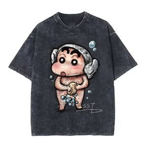 ผู้ผลิตเสื้อยืดฮิปฮอปขนาดใหญ่พิเศษ ผ้าฝ้าย 100% เสื้อผ้าลำลองเนื้อผ้านุ่ม พิมพ์ลายตามสั่ง ขายส่งเสื้อผ้า ผ้าเนื้อยืด - Product Image 2