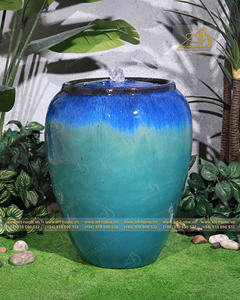 Dispositif d'eau en béton léger avec décoration de jardin en fibre de verre Design de paysage Vietnam Factory - Product Image 4