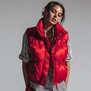 Gilet matelassé sans manches pour homme, col montant, fermeture éclair, doudoune sans manches pour l'hiver, gilet matelassé sans manches pour homme, style urbain - Product Image 2