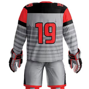 Conjunto de Uniforme de Hockey sobre Hielo Ecológico de Alto Rendimiento, Tejido Transpirable, Jersey y Pantalones Ligeros, Ajuste Ajustable, para Entrenamiento y Partido - Product Image 4