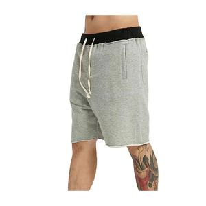 Pantalones Cortos Deportivos Casuales con Logotipo, Ecológicos, Transpirables, de Secado Rápido, de Poliéster/Algodón, Felpa Francesa, Cierre con Cordón, para Hombre - Product Image 2