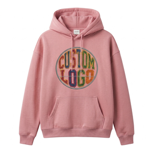 Sweat à capuche streetwear surdimensionné en molleton 380 GSM, imprimé numérique personnalisé, brodé, pour les vacances, Fabricant OEM, Vente en gros, Dropshipping - Product Image 3