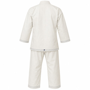 Dravelle Industry Judo Uniform Adult Unisex <b>White</b> 100% Cotton 240g Durable Regular Fit Breathable Quick Dry Lightweight Kit - Product Image 2