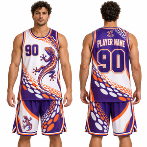 Tenues de basketball junior : Maillots et shorts, vêtements de sport, fournisseur d'uniformes, commandes en gros, noms personnalisés, tenues assorties, designs de clubs - Product Image 3