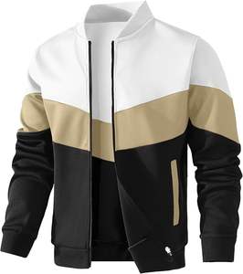 Unisex Casual Spring Satin Windbreaker 100% Cotton <b>Waterproof</b> Breathable <b>Thin</b> Athletic Varsity <b>Jacket</b> Front Logo High Quality - Product Image 4