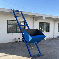 Élévateur à godets, équipement de chargement de mortier et de briques, convoyeur incliné, alimentateur à grimpant