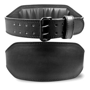 Ceinture de musculation en cuir de vachette robuste pour la musculation, entraînement de force, protection professionnelle, antidérapante, pliable - Product Image 2