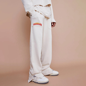 Pantalones Deportivos Personalizados de Lona Gruesa para Hombre, Diseño Nuevo, Cierre con Cordón, Lavado Personalizado, Estilo Urbano, Cómodos - Product Image 2