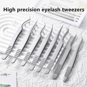 High Precision Stainless Steel Different <b>Lash</b> Tweezers Professional Eyelash Tweezers Beauty SPA Salons By Dentavex Corporation - Product Image 3