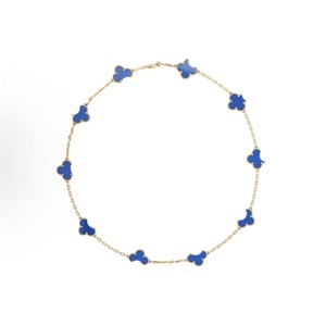 Collana di Lusso a Quadrifoglio con 10 Fiori, Amuleto Portafortuna a Cerchio Completo, Gioielli all'Ingrosso Disponibili - Product Image 4