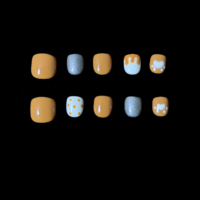 Ongles artificiels faits à la main, prix négociable, vente en gros, plusieurs couleurs, fabrication sur commande (ODM), faux ongles durables, livraison mondiale