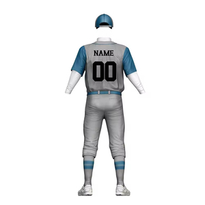 Ensemble uniforme d'entraînement de baseball – Maillot athlétique professionnel avec pantalon assorti, tissu doux, respirant et à séchage rapide, léger - Product Image 2