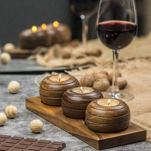 Soporte de luz de té de piedra de mármol hecho a mano con superficie pulida, perfecto para decoración de hotel, spa y sala de estar de lujo - Product Image 5