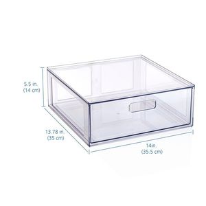 Tiroir de placard coulissant en plastique transparent brillant, grande taille adulte - Product Image 2
