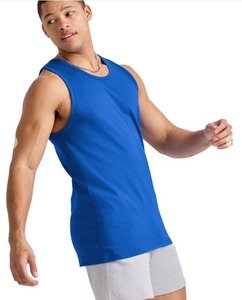 Débardeur de sport sans manches côtelé en maille respirant et à séchage rapide pour homme AMERICAN TRENCH CLOTHING - 100 % polyester - Product Image 3