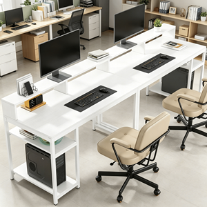 Scrivania da Gaming Rustica da 27,56 Pollici, Scrivania per Computer da Ufficio Regolabile in Legno con Dettagli in Metallo e Funzioni di Raffreddamento - Product Image 6