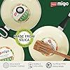 Juego de Utensilios de Cocina de Cerámica de 6 Piezas con Base de Inducción, Sartén Antiadherente con Tapa, Sartén para Freír, Sartén Tawa, 2 Espátulas, Libre de PTFE, PFOA y Metales Pesados - Product Image 2