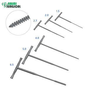 Taraudeur manuel premium pour os avec poignée en T, dispositif de taraudage réutilisable en acier inoxydable, instrument chirurgical orthopédique vétérinaire - Product Image 4