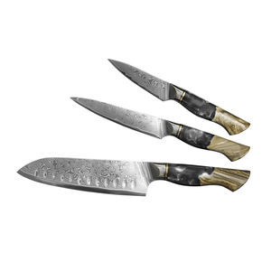 LEGACY BLADES Luxury Handmade Kitchen <b>Knife</b> <b>Set</b> Damascus Steel Chef Cutlery with Gift Box Manufacturer - Product Image 2