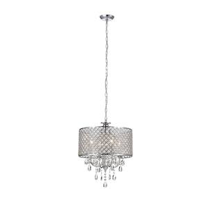 Lustre élégant décoratif pour hall d'hôtel, taille moyenne, en cristal et acier inoxydable, luminaire de luxe pour mariage, pour plafond haut - Product Image 1