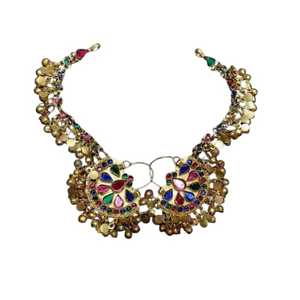 Juego de 2 Pendientes Sahara de Aleación Artificial Vintage con Perlas Completas y Bordado Gungharo, Plateados en Plata para Bodas, Compromisos y Fiestas - Product Image 1