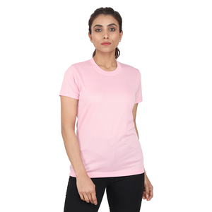 เสื้อยืดกีฬาผู้หญิงแขนสั้นลำลอง สวมใส่สบาย แห้งเร็ว พิมพ์ลาย สำหรับฤดูร้อน จากซัพพลายเออร์อินเดีย ราคาขายส่ง - Product Image 2