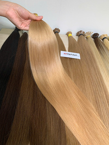 Extensiones de Cabello Humano NASA con Punta Plana, Cabello Virgen de un Solo Donante, Puntas Completas, Todos los Colores Disponibles - Product Image 1