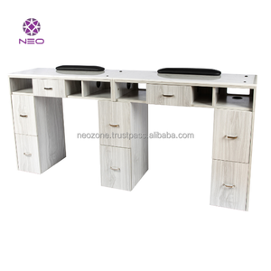 Tables à ongles modernes en MDF de haute qualité, écologiques, durables, en contreplaqué, couleur personnalisée, fabriquées au Vietnam, pour salon de manucure - Product Image 3