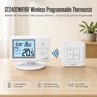 Thermostat WiFi RF à commande via application intelligente et programmation 7 jours, directement de l'usine, pour systèmes de chaudières à gaz