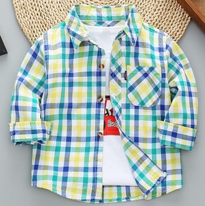 Chemises rayées décontractées pour garçons, 100 % coton respirant et à séchage rapide, idéales pour le printemps, l'automne et l'école – Vêtements d'extérieur pour adolescents – Marque Enfants - Product Image 2