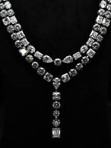 Women’s Statement Iced Out Diamond Cuban Link <b>Chain</b> Hip Hop Inspired Diamond Cuban Link <b>Chain</b> for Men - Product Image 4