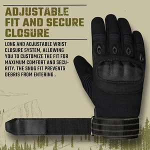 Guantes de Esquí Ligeros para Hombre, Completos, Verdes, de Poliéster, Impermeables, Compatibles con Pantalla Táctil, para Snowboard, con Correa Ajustable para la Muñeca - Product Image 5