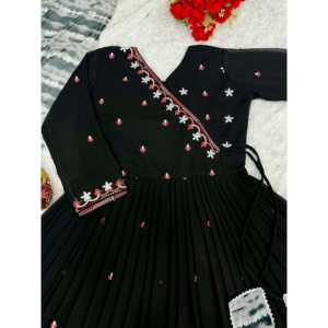 Fancy Anarkali vestido y pantalón con Dupatta Beautiful Party Wear vestidos de noche - Product Image 5