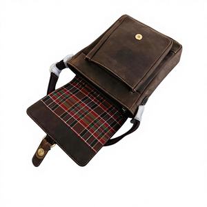 Bolso de Mano Casual de Cuero Genuino de Alta Calidad, Personalizado con Marca, Dos Correas, Cierre de Cremallera, Ligero, Gran Capacidad - Product Image 4