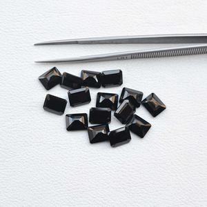 Increíble calidad 6x8mm ónix negro Natural facetado Octágono corte joyería de lujo calibrado piedras preciosas sueltas de proveedor verificado - Product Image 4