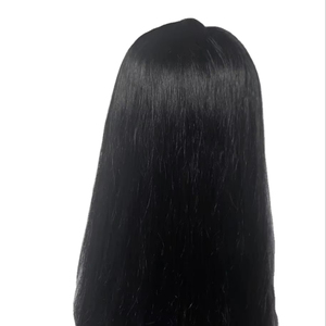 ท็อปเปอร์ผมแท้สีน้ำตาลอ่อนจากบราซิลสำหรับผู้หญิง ความหนาแน่นสูง 150% ไม่พันกัน ยาว 20 นิ้ว ความยาวปานกลาง ไม่ต้องใช้กาวสำหรับติดฐาน - Product Image 1