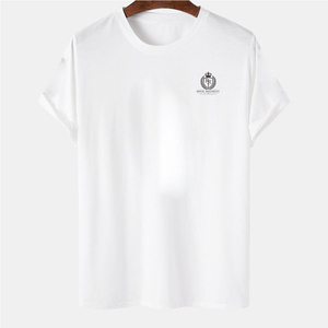 เสื้อยืดผู้ชายทรงหลวมพิมพ์ลายสไตล์ใหม่ ผ้าฝ้าย 100% ขนาดสั่งทำได้ คุณภาพดีที่สุด ขายส่ง - Product Image 1