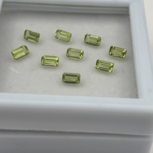 Peridoto Verde Natural Pulido, Corte Octogonal, 3x5 mm, Gema Suelta |   Suministros para la Fabricación de Joyería |   Proveedor Mayorista - Product Image 5