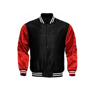 Chaqueta Varsity 100% Poliéster Personalizada para Baloncesto, Deportiva, Estilo Urbano, Servicio OEM, Logotipo Bordado Personalizado, Unisex 2026 - Product Image 1