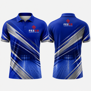 High Quality Custom Sublimated <b>Bowling</b> Team Polo Shirts Classic Comfortable and Stylish <b>Bowling</b> Polo Shirt For Man - Product Image 4