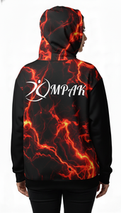 เสื้อฮู้ดดี้โอเวอร์ไซส์คุณภาพสูงสำหรับทุกเพศ พิมพ์ลายแบบซับลิเมชั่นเต็มตัว ออกแบบมาเพื่อสวมใส่ลำลอง สตรีทแวร์ และสไตล์คนเมือง - Product Image 3