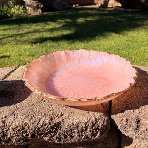 Moderna Tazón de Resina Ecológica Hecha a Mano de Color Rosa para Servir Frutas, Tazón Artístico para Ensaladas, Decoración de Mesa, Adorno para Bodas - Product Image 2