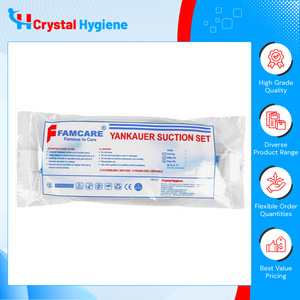 Ensemble de poignées d'aspiration Yankauer à pointe couronne Star-Lumen non pliables, qualité standard, pour usage hospitalier général - Product Image 3