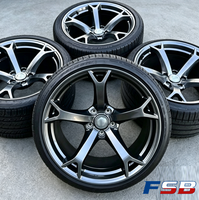 Rines FSB HOT4 19x9.5/19x10.5 de Aleación Cromada Ligera Forjada Estilo Nismo 5x114.3/66.1 Nuevos para 370Z G35 G37 Q50 Q60