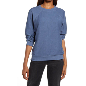 VANEK INTERNATIONAL Unisex 100% Cotton Fleece Sweatshirt Breathable Pullover Relaxed Fit Crew Neck Winter <b>Top</b> <b>Walking</b> Workout - Product Image 4
