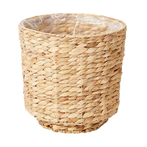 Wholesale Woven Water Hyacinth Planter Pot Minimalist Boho Flower <b>Plant</b> <b>Basket</b> Indoor Outdoor Garden Decor Vietnam Manufacturer - Product Image 2
